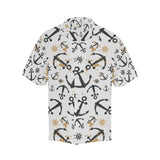 Anchors Rudders pattern Men's All Over Print Hawaiian Shirt