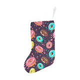 Colorful donut glaze pattern Christmas Stocking