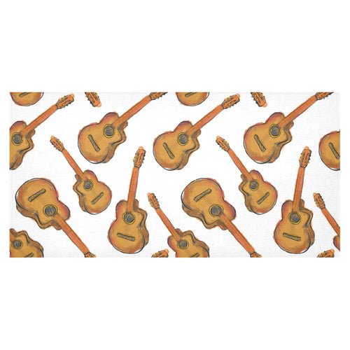 Paint Guitar Pattern Tablecloth