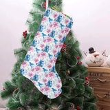 Hummingbird Pattern Print Design 02 Christmas Stocking