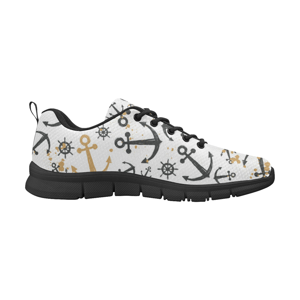 Anchors Rudders pattern Men's Sneaker Shoes