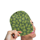 Hop pattern Hop cone background All Over Print Snapback Cap