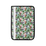 Hummingbird Pattern Print Design 05 Car Seat Belt Cover