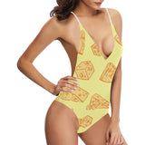 Cheese design pattern Women's One-Piece Swimsuit