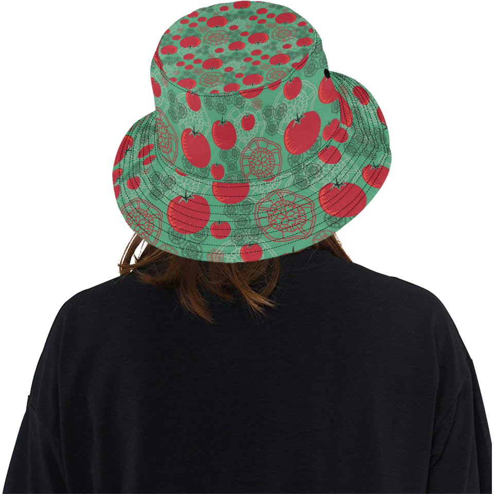 Tomato design pattern Unisex Bucket Hat