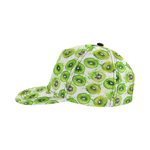 Watercolor kiwi pattern All Over Print Snapback Cap