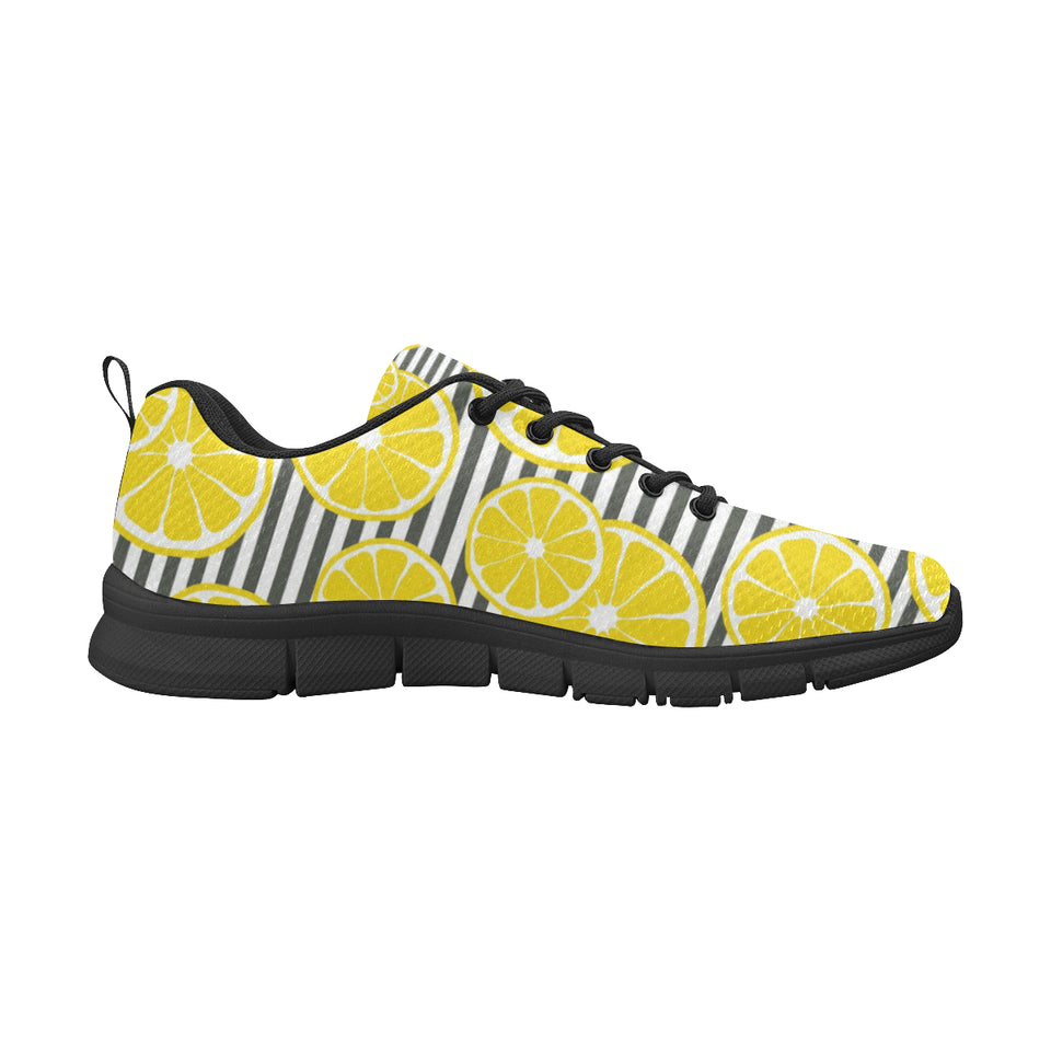 slice of lemon design pattern Women's Sneaker Shoes