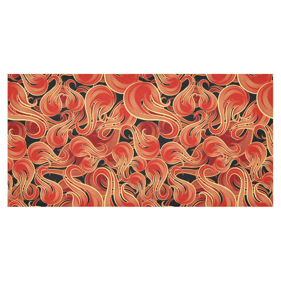 Fire flame pattern Tablecloth