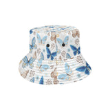 blue butterfly pattern Unisex Bucket Hat