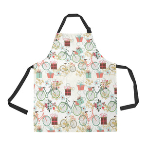 Bicycle Pattern Print Design 05 All Over Print Adjustable Apron