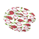 dragon fruits white background U-Shaped Travel Neck Pillow