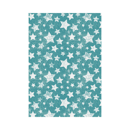 Vintage star pattern House Flag Garden Flag