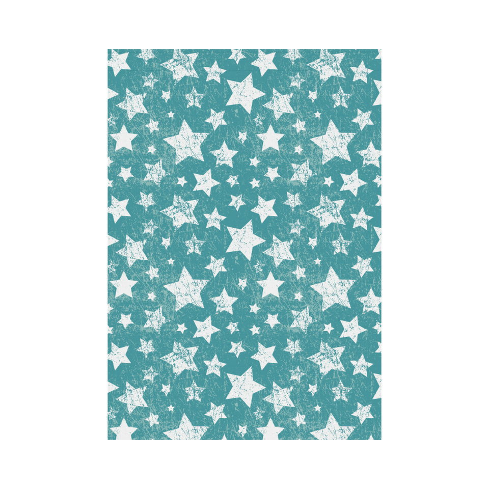 Vintage star pattern House Flag Garden Flag