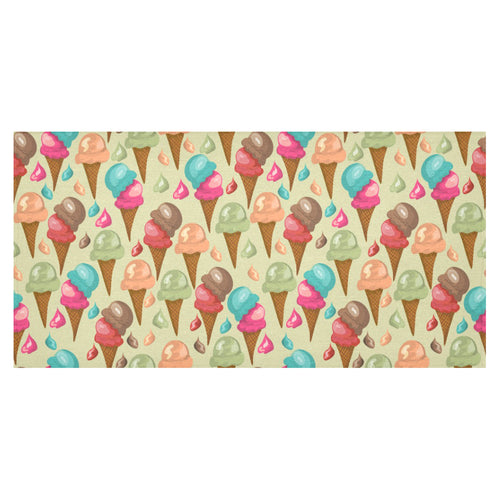 Colorful ice cream pattern Tablecloth