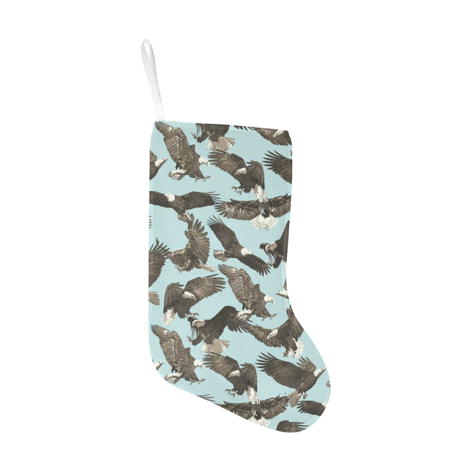 Eagle Pattern Print Design 01 Christmas Stocking