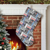Skate Board Pattern Print Design 04 Christmas Stocking