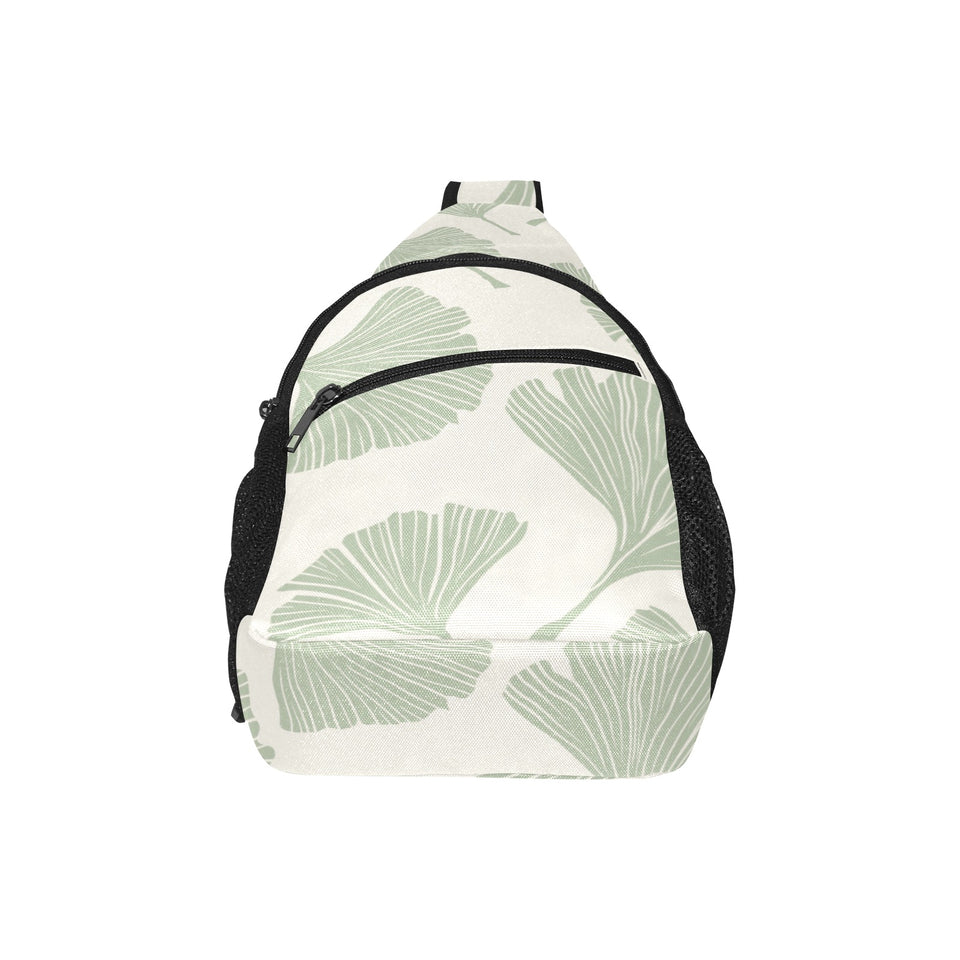 Ginkgo leaves pattern All Over Print Chest Bag