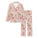 Swallow Pattern Print Design 01 Women's Long Pajama Set