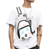 Dog Paws Pattern Print Design 04 All Over Print Chest Bag