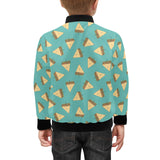 Sandwich Pattern Print Design 03 Kids' Boys' Girls' Bomber Jacket