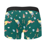 Kangaroo leaves pattern Men's All Over Print Boxer Briefs Men's Underwear