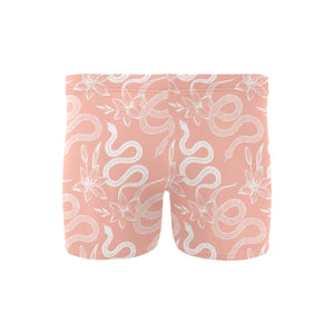 Snake lilies flower pattern Men's Swimming Trunks