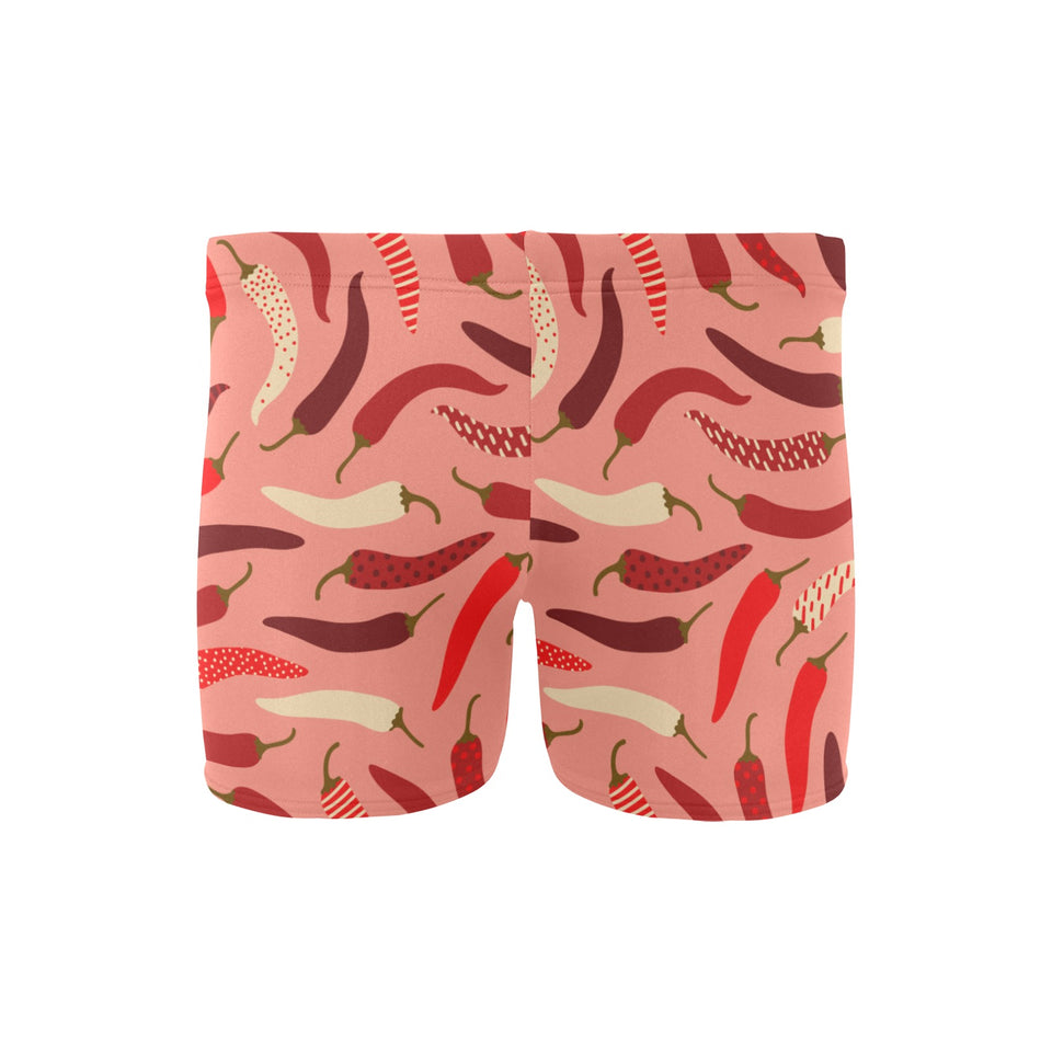 Beautiful Chili peppers pattern Men's Swimming Trunks