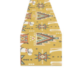 Camels ethnic motif pattern Table Runner