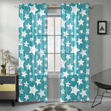 Vintage star pattern Gauze Curtain