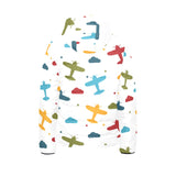Airplane star cloud colorful Kids' Boys' Girls' Padded Hooded Jacket