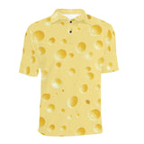 Cheese texture Men's All Over Print Polo Shirt