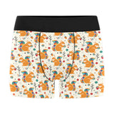 Squirrel Pattern Print Design 04 Men's All Over Print Boxer Briefs Men's Underwear