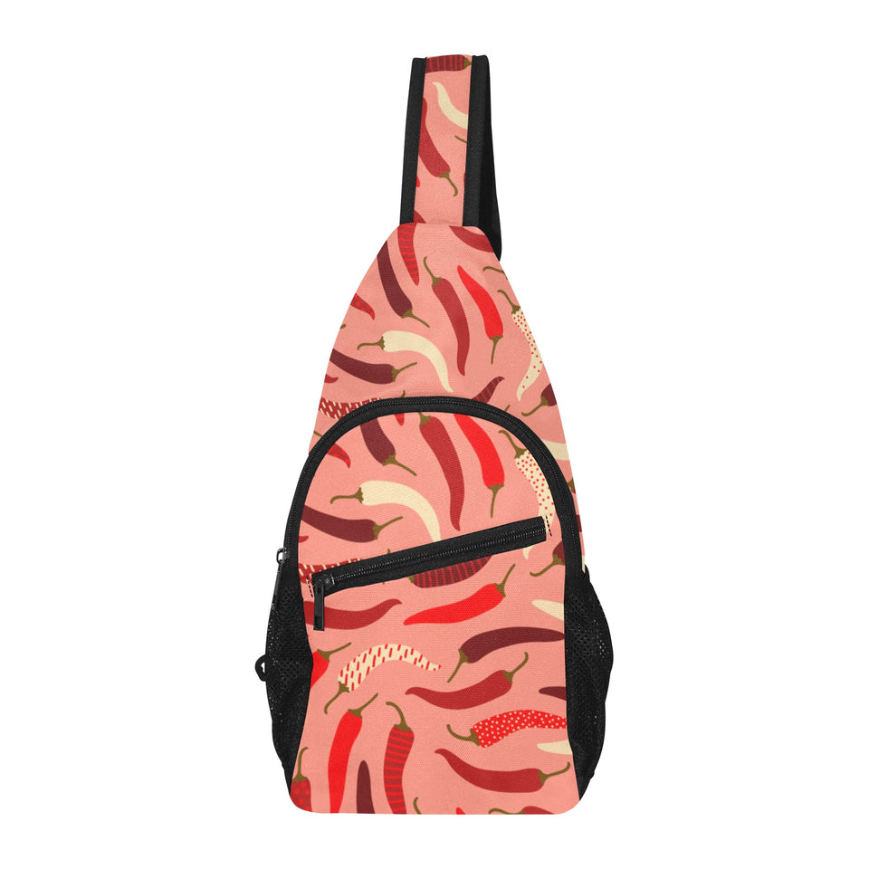 Beautiful Chili peppers pattern All Over Print Chest Bag
