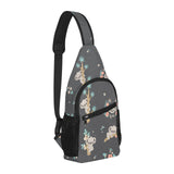 Cute koala pattern All Over Print Chest Bag