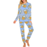 Beer pattern Women's All Over Print Pajama Set