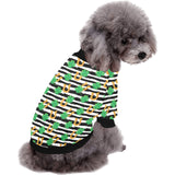 Horseshoes Pattern Print Design 01 All Over Print Pet Dog Round Neck Fuzzy Shirt