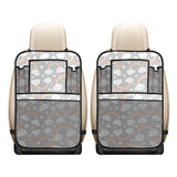 Cute rainbow clound star pattern Car Seat Back Organizer