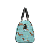 Dachshund decorative background Travel Bag