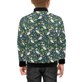 Pelican Pattern Print Design 05 Kids' Boys' Girls' Bomber Jacket