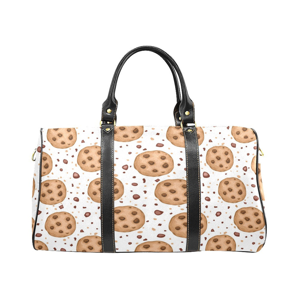 chocolate chip cookie pattern Travel Bag