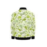 Cute frog dragonfly pattern Kids' Boys' Girls' Bomber Jacket