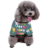 Camel pattern All Over Print Pet Dog Round Neck Fuzzy Shirt