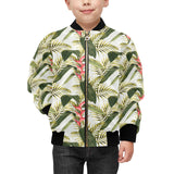 heliconia pattern Kids' Boys' Girls' Bomber Jacket