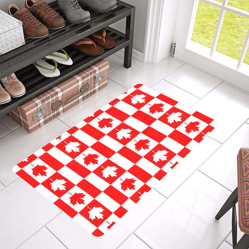 Canada Pattern Print Design 05 Doormat