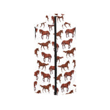 Horses running pattern background Women's Padded Vest