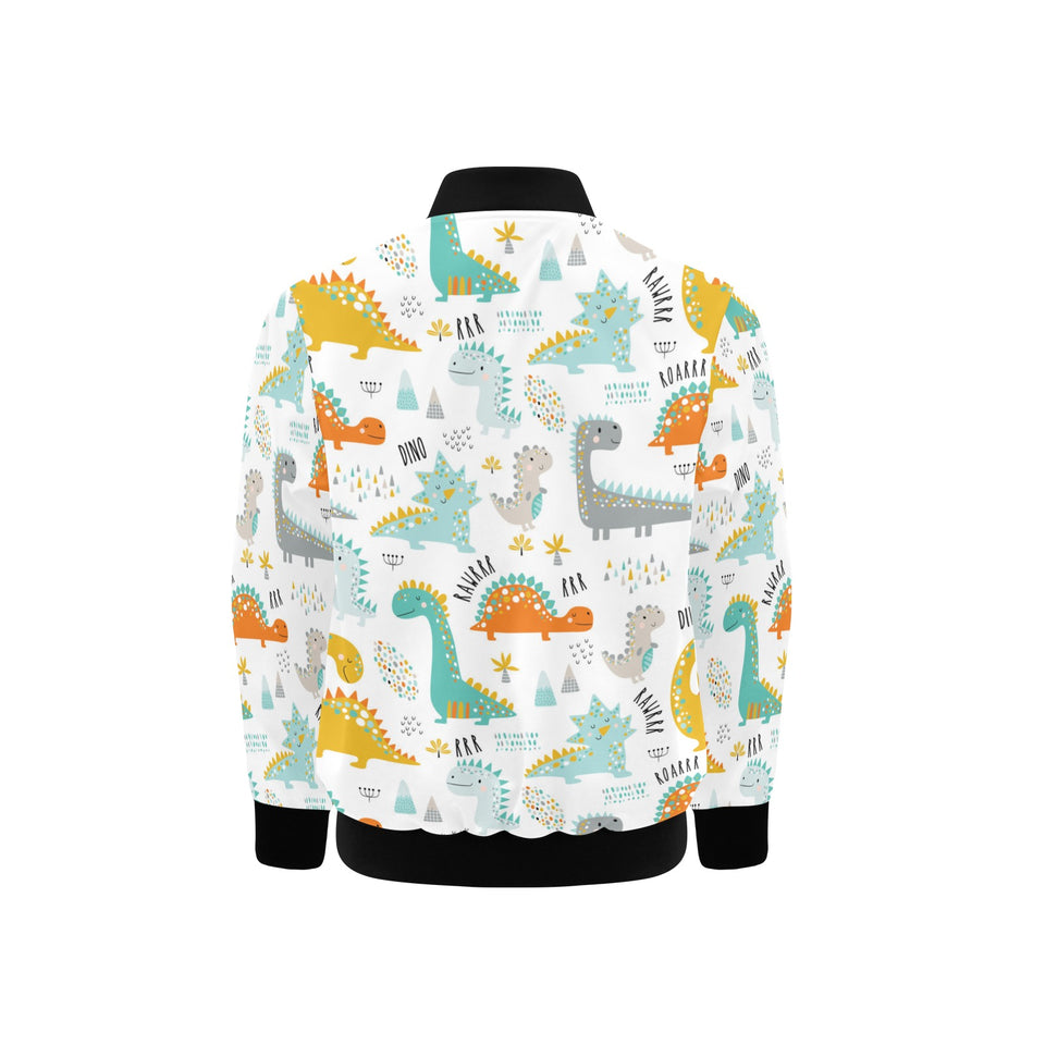 Cute funny kids dinosaurs pattern Kids' Boys' Girls' Bomber Jacket