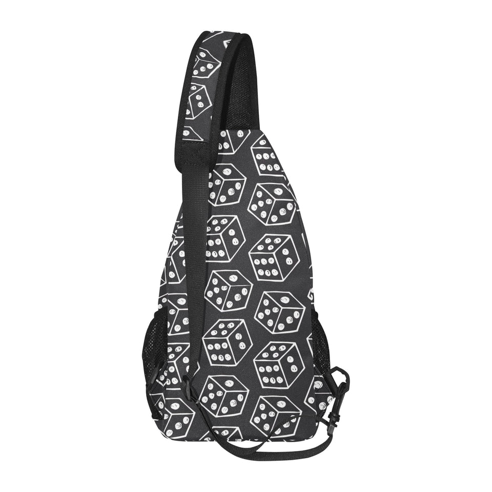 Dice Pattern Print Design 01 All Over Print Chest Bag