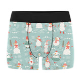 Cute snowman pattern Men's All Over Print Boxer Briefs Men's Underwear
