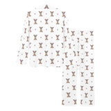 Greyhound Pattern Print Design 05 Women's Long Pajama Set