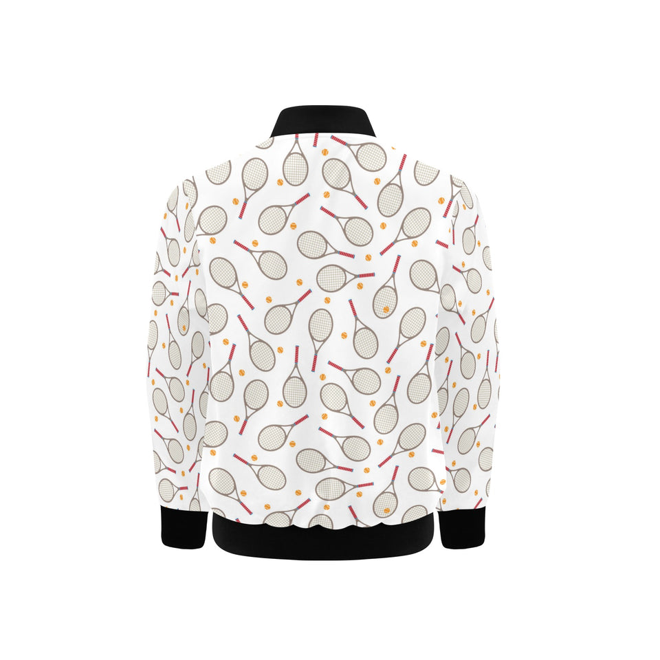Tennis Pattern Print Design 04 Kids' Boys' Girls' Bomber Jacket